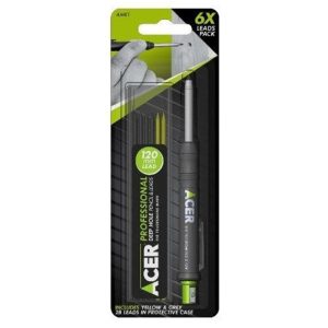 amk1-2 - PTR. Marker, Deep Pencil Marker, ACER - With Replacement Lead 6 Pack