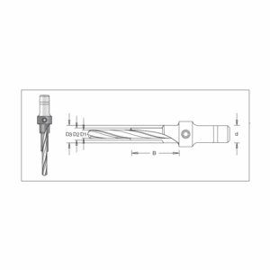 DIM2026107#1.png. DIMAR Step Drill Bit, 3 X Step 5.0 - 7.0 - 10