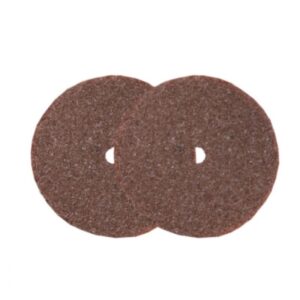 VERM2640#1.jpg. MINI Wheel Grinding Stone Brown Abv - Dia = 22mm - QTY 2