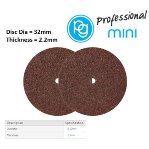 VERM5130#1.jpg. MINI Metal Roughing Discs 32 x 2.2mm