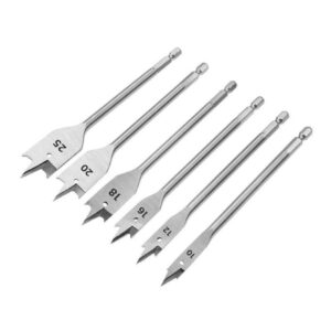VERTCSBS06#1.jpg. Tork Craft Spade Drill Bit - SET - Pro - Wood - 6 Piece