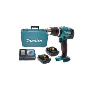MAK08530#1.jpg. MAKITA Impact Drill Driver Cordless, 18.0v 1.5Ah - DHP453 RYE - SET