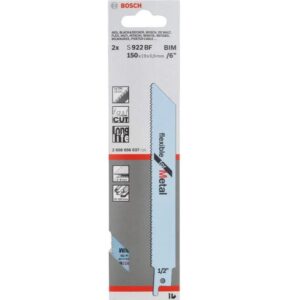 S922BF #2. S922BF Reciprocating Sabre Saw Blade Metall 150mm Pack 2