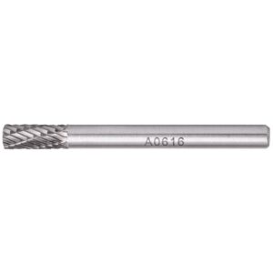 TCBU10606#1.jpg - PTR. TCT Burrs, Cylindrical With Flat End Cut, 06mm x 16mm, Shank 6mm