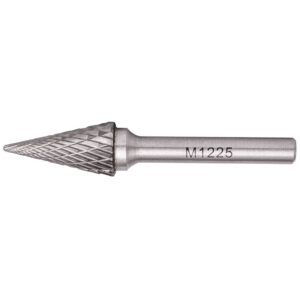 TCBU30612#1.jpg. TCT Burrs, Conical Straight Point 12mm x 25mm, Shank 6mm