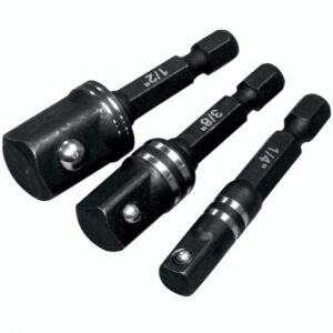 image_resize. Impact Socket Adaptor 3pc Set - 1/4" 3/8" 1/2"