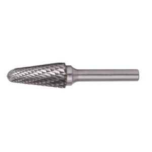 TCBU90612 #1. TCT Burrs, Conical Round Point 12mm x 20mm, Shank 6mm