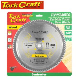 TCP25080TCG#1.jpg. TORKCRAFT Sawblade 250 X 30 X Z80 - 2.6mm Kerf - Wood TRC