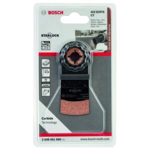 BOS2608661868#1.jpg. BOSCH Multi, Carbide Grit Saw Blade 32mm - Fibre Cement, Grout & Stone - Starlock