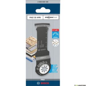 2608669128 - PTR. BOSCH Multi, Flush-Cut Wood & Metal Saw Blade - Starlock 32 x 60 mm
