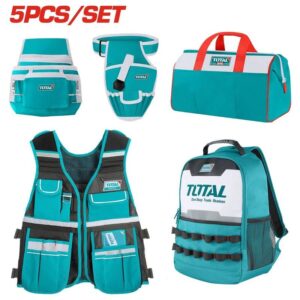 CGRTOTTOOLBAG5PC#1.jpg. TOTAL Tool Bag Set, 5 Pc KIT | TOS23090