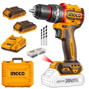ingco 20668. INGCO Impact Drill Driver, Cordless, 20v 2.0Ah - CIDLI20668 (Brushless)