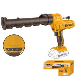 ingco-ccgli2001. INGCO Caulking Gun Cordless Li-ion 20V, - CCGLI2001- SOLO
