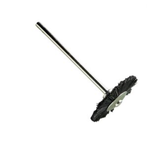 VERM4115#1.jpg. MINI Black Bristle Wheel Brush 21mm