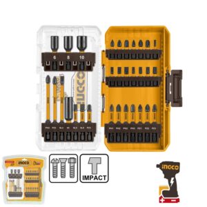large-akdl1130602 - PTR. INGCO Bit Set - 31 Piece, Assortment, IMPACT PROOF