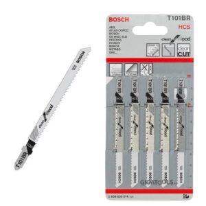 T101BR #1. BOSCH Jigsaw Blades T101BR Reverse Teeth Wood - Pack Of 5