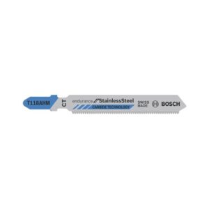 T118AHM#1.jpg. BOSCH Jigsaw Blades T118AHM Cutting Stainless - Pack Of 3