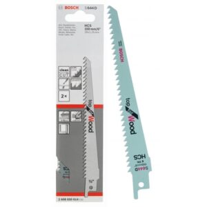 bosch-s644d - PTR. S644D Reciprocating Sabre Saw Blade Wood 150mm Pack 5