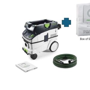 FES574947 - PTR. FESTOOL Vacuum Cleaner, Auto Start, - CTL26E + Filter Bags ( BOX 5)