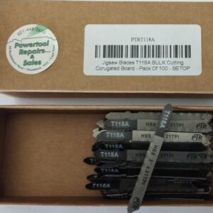 PTRT118A #2. Jigsaw Blades BULK - T118A Cutting Corugated Board - Pack Of 100