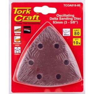 VERTCOA018-080#1.jpg. Multi, Oscillating Delta Sanding Disc 93mm, #080