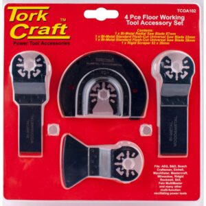 VERTCOA102#1.jpg. Multi, Floor Working Tool Accessory SET, 4 Piece