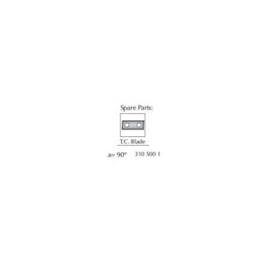 DIM3105001#1.jpg. DIMAR Spare Blade, 50.0 X 12 X 1.5, Replaceable Blade
