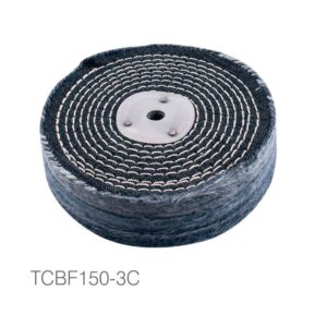 VERTCBF150-3C#1.jpg. MOP - 150mm X 3 Section, COLOUR Stitch - Buff
