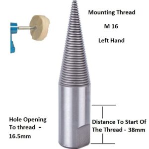 VERTCPT01601#1.jpg. Pigtails - M16 - Left Hand - Buffing With Bench Grinders