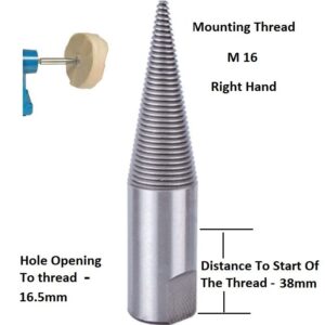 VERTCPT01602#1.jpg. Pigtails - M16 - Right Hand - Buffing With Bench Grinders
