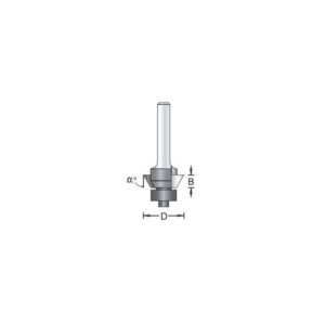 DIM1020074#1.jpg. BETOP Bevel - Low BB, 25.0 x 6.00mm x 25 Deg - 1/4" Shank