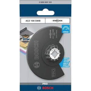 2608661693 #2. BOSCH Multi, Flush Radial Bi-Metal Serrated Saw Blade 100mm - Starlock