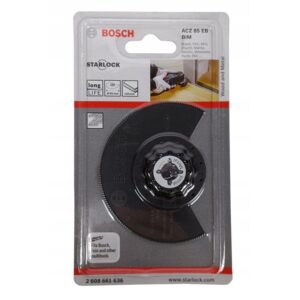 BOS2608661636#1.jpg. BOSCH Multi, Flush Radial Bi-Metal Saw Blade 85mm - Starlock