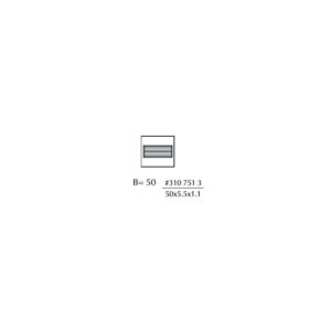 DIM3107513#1.jpg. DIMAR Spare Blade, 50 X 5.5 X 1.1, Replaceable Blade For 8071210