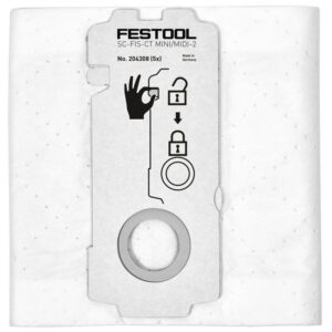 FES204308#1.jpg. FESTOOL Filter Bag, CT MIDI, CT15, Box 5