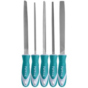 CGRTOT-FILSET5#1.jpg. TOTAL File SET 5 Piece for Steel with Handle,200mm | THT918516