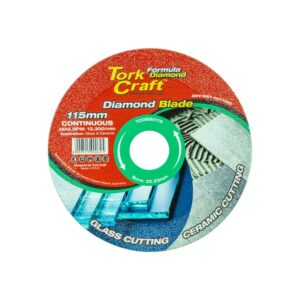 TCDB80115 #1 - PTR. Diamond Blade 115mm Cont Rim Glass/Tile/Stone Cladding