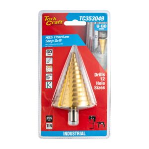 TC353049 #1 - PTR. Step Drill, 06 - 60mm, HSS M2