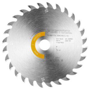 FES205551#1.jpg. FESTOOL Sawblade 160 X 20 X Z28 - 1.8mm Kerf - Wood
